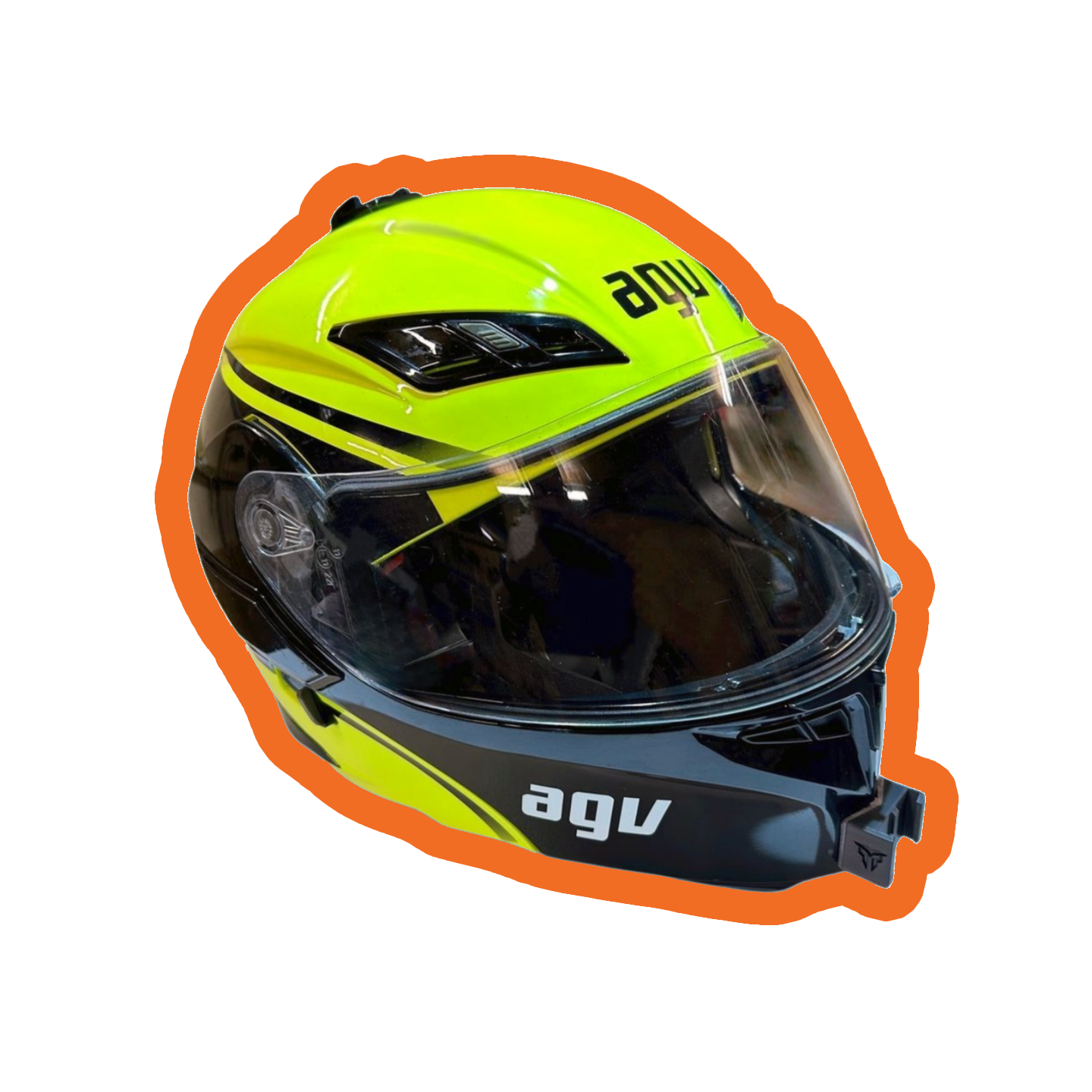 CHIN MOUNT FOR AGV COMPACT SV
