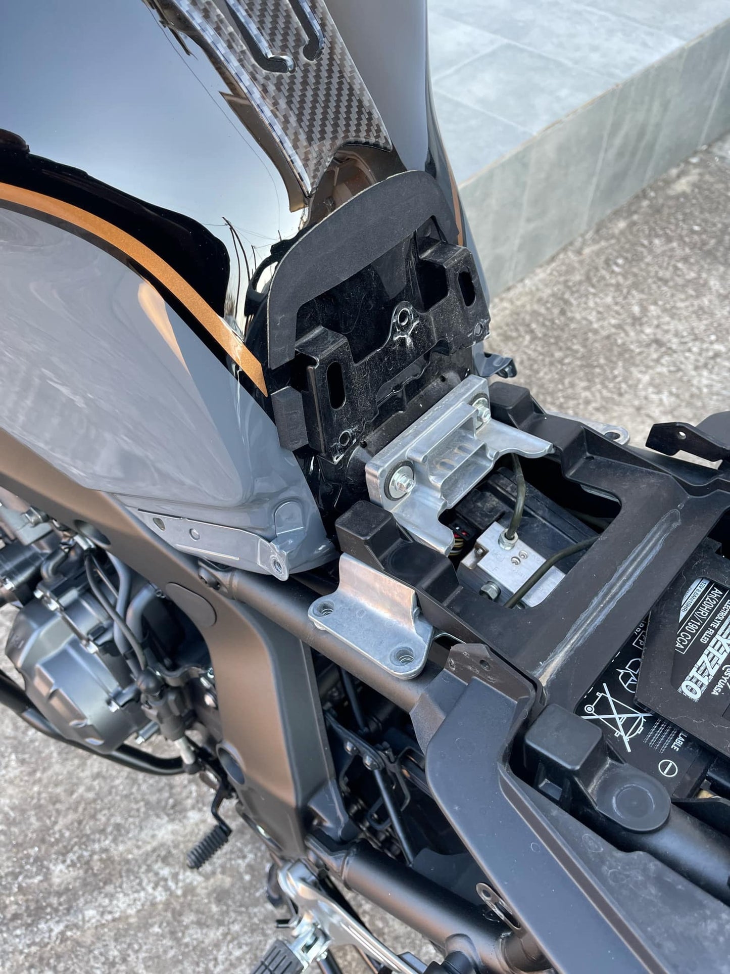 Custom 3D printed κιτ ανύψωσης σέλας για Yamaha Tracer 9 (2021–2025)