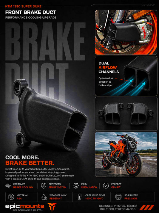 Σετ Airduct για KTM Super Duke (Gen 1, 2, 3) 1290/1390 3D Printed