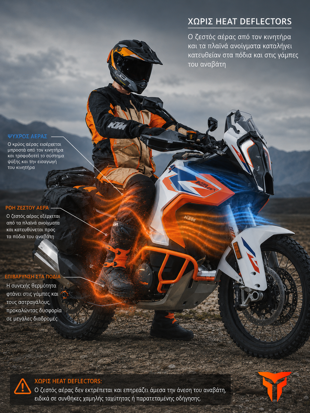 Heat Deflector για KTM Super Adventure 1290 (2021-2024)