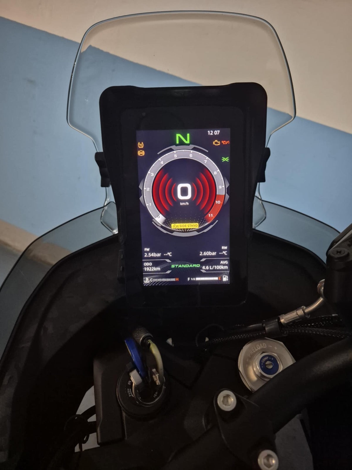 Σκίαστρο οθόνης LCD για CF Moto 800 MT-X 3d Print